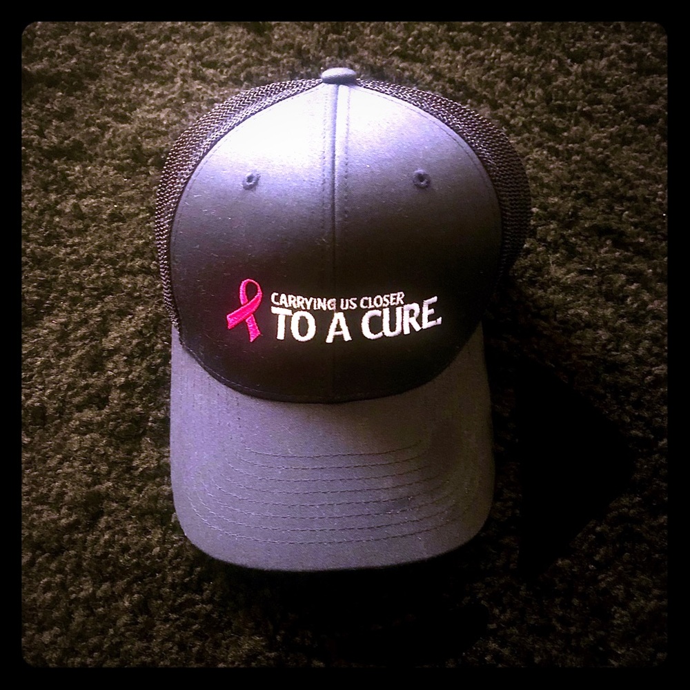Breast Cancer Awareness fitted cap.